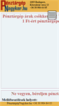 Mobile Screenshot of penztargepnagyker.hu